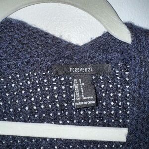 Forever 21 Dark Blue Knit Top
